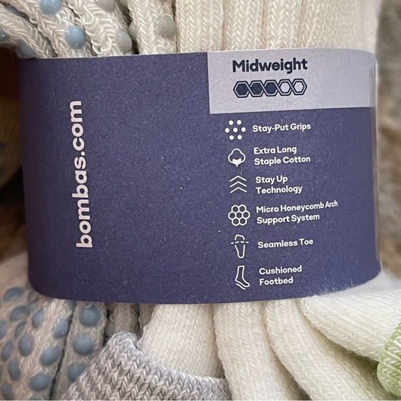 NWT Bombas Baby Socks with Grip 4 Pack Size 6-12 Months - Picture 5 of 13